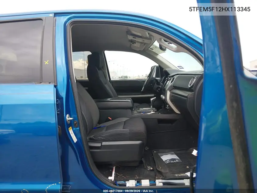 2017 TOYOTA TUNDRA VIN 5TFEM5F12HX113345 — фото 5