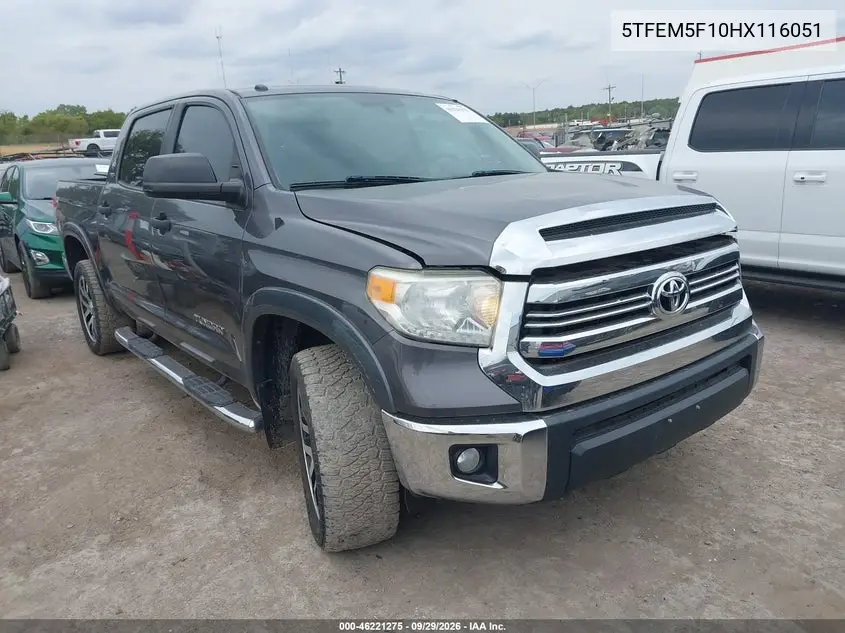 TOYOTA TUNDRA 2017, VIN 5TFEM5F10HX116051