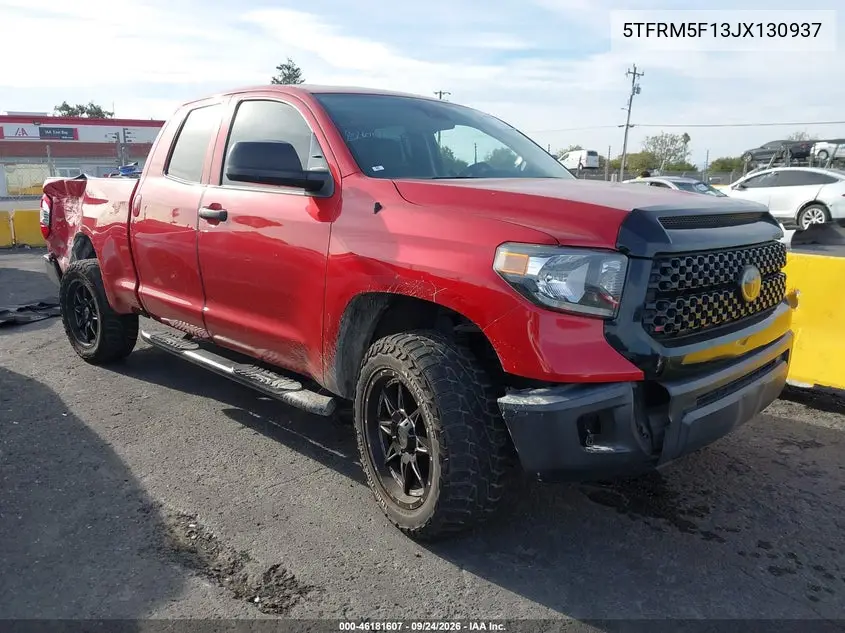 TOYOTA TUNDRA 2018, VIN 5TFRM5F13JX130937