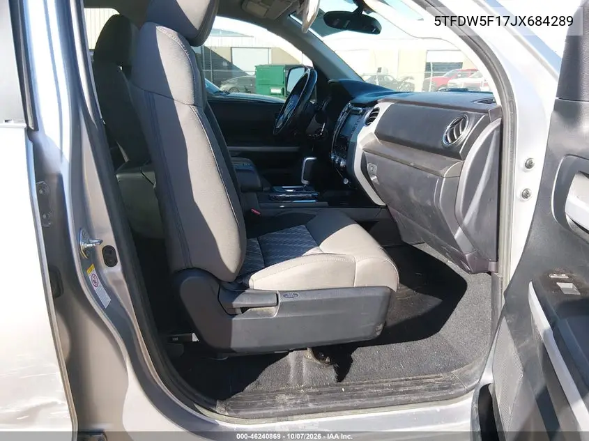 2018 TOYOTA TUNDRA VIN 5TFDW5F17JX684289 — фото 5