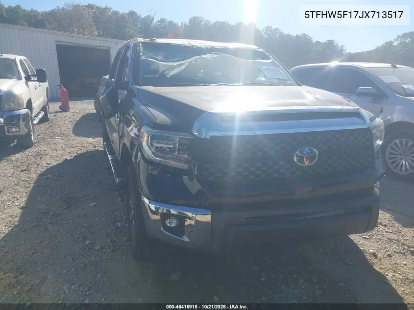 TOYOTA TUNDRA 2018, VIN 5TFHW5F17JX713517