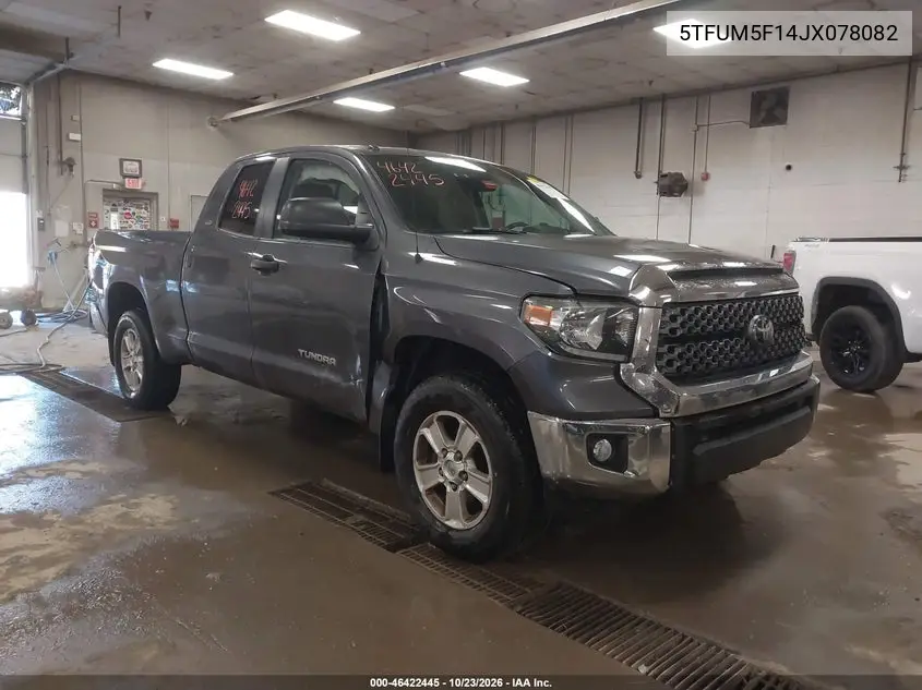 TOYOTA TUNDRA 2018, VIN 5TFUM5F14JX078082