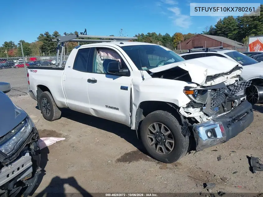 TOYOTA TUNDRA 2019, VIN 5TFUY5F10KX780261