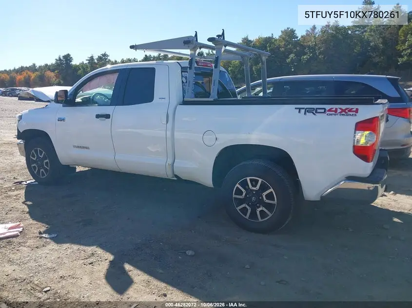2019 TOYOTA TUNDRA VIN 5TFUY5F10KX780261 — фото 3