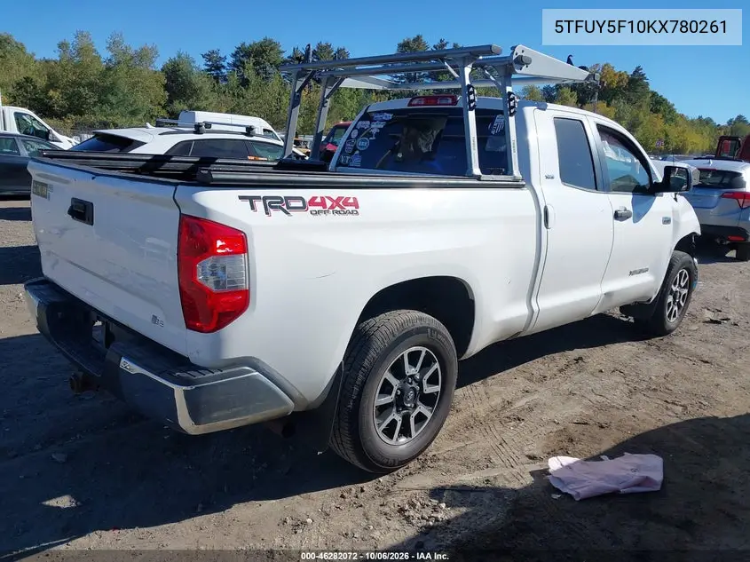2019 TOYOTA TUNDRA VIN 5TFUY5F10KX780261 — фото 4