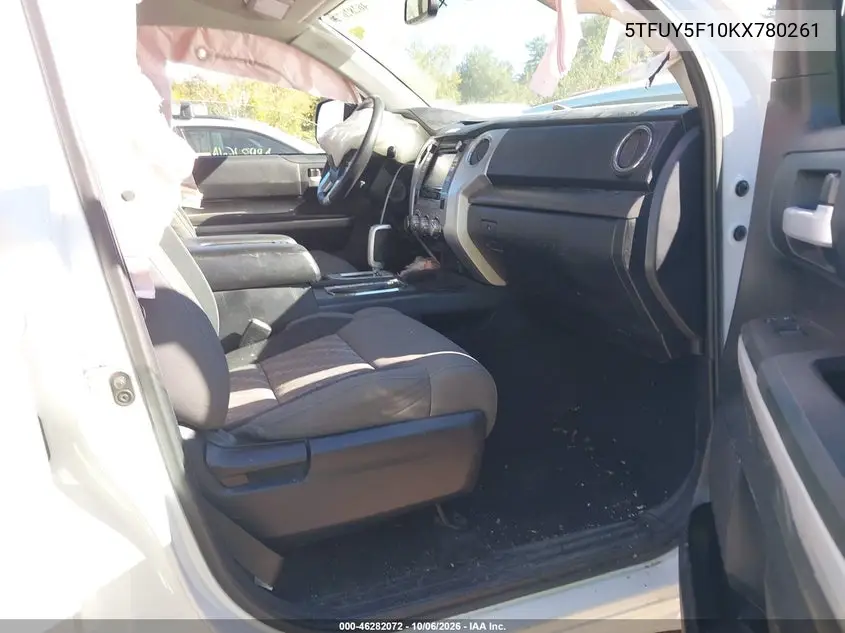 2019 TOYOTA TUNDRA VIN 5TFUY5F10KX780261 — фото 5