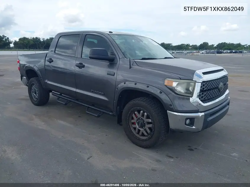 TOYOTA TUNDRA 2019, VIN 5TFDW5F1XKX862049