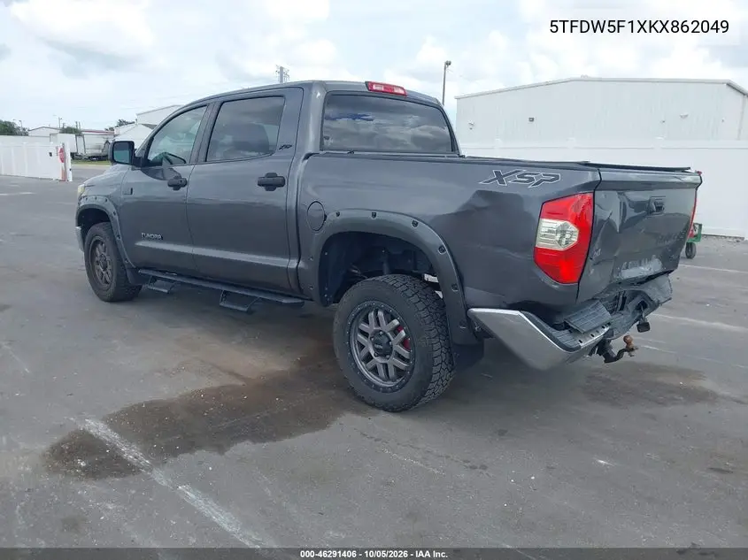 2019 TOYOTA TUNDRA VIN 5TFDW5F1XKX862049 — фото 3