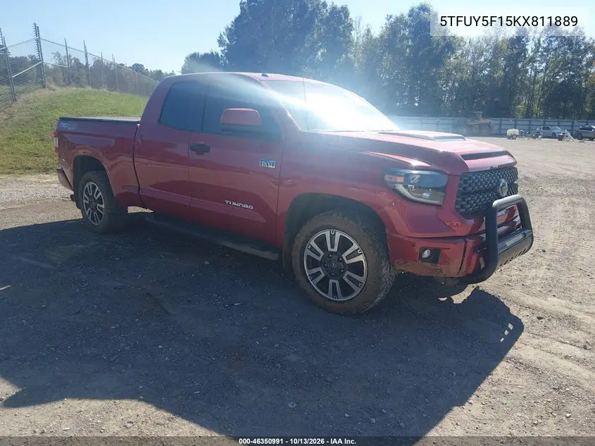 TOYOTA TUNDRA 2019, VIN 5TFUY5F15KX811889