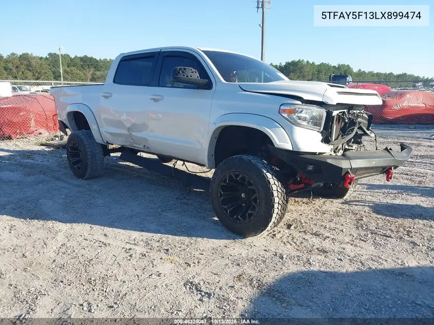 TOYOTA TUNDRA 2020, VIN 5TFAY5F13LX899474