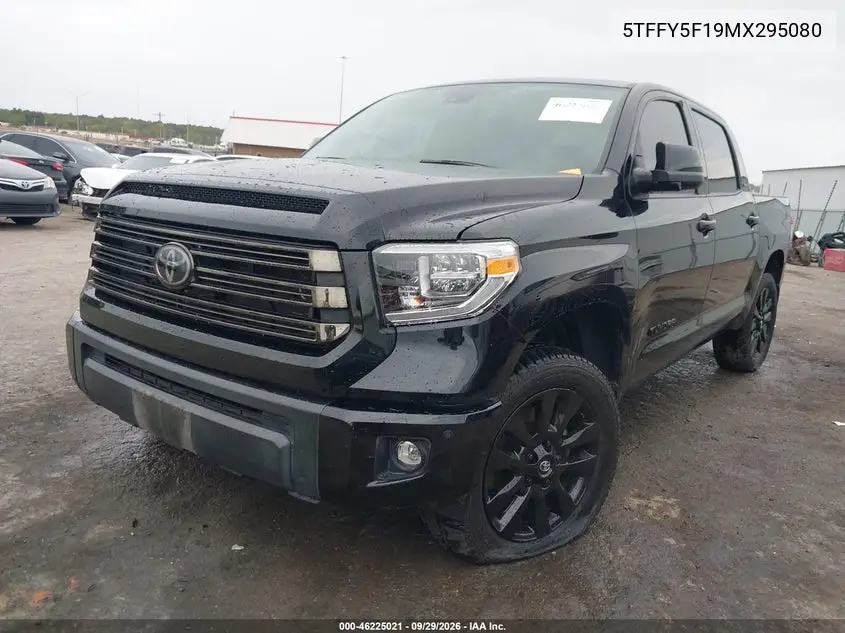 2021 TOYOTA TUNDRA VIN 5TFFY5F19MX295080 — фото 2