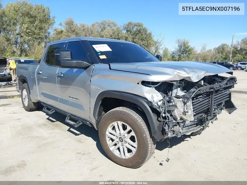 TOYOTA TUNDRA 2022, VIN 5TFLA5EC9NX007196