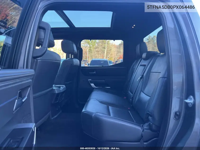 2023 TOYOTA TUNDRA VIN 5TFNA5DB0PX064486 — фото 8