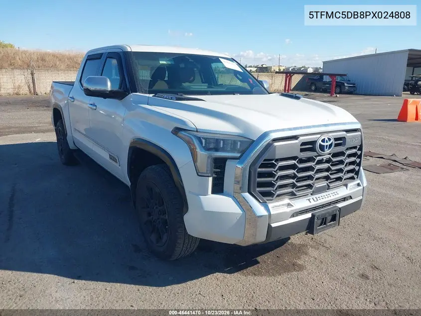 TOYOTA TUNDRA 2023, VIN 5TFMC5DB8PX024808