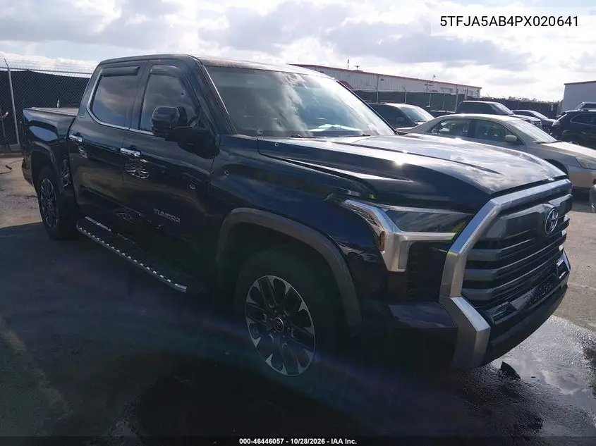 TOYOTA TUNDRA 2023, VIN 5TFJA5AB4PX020641