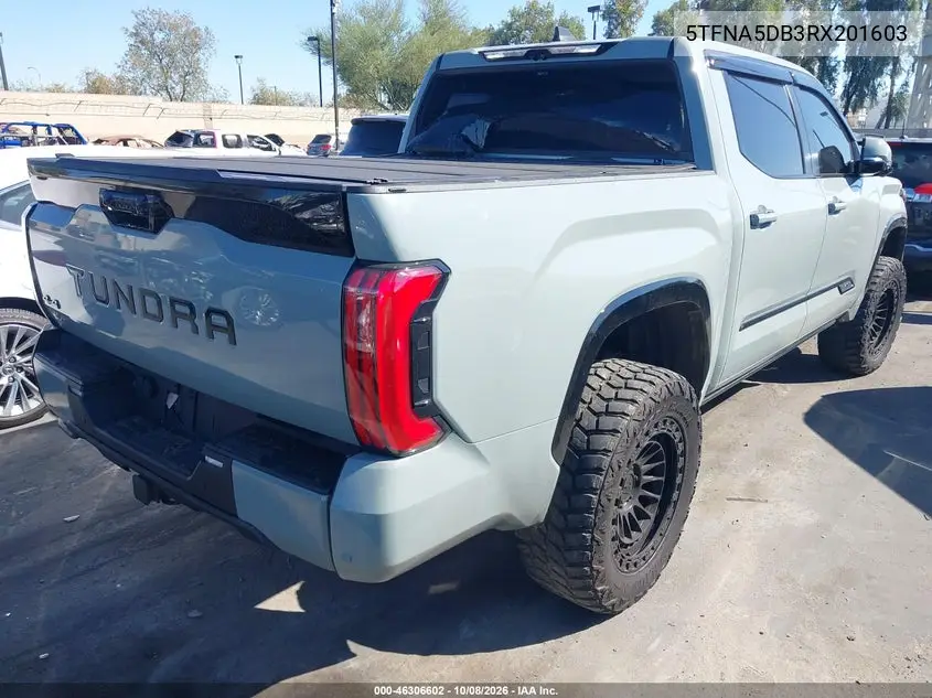 2024 TOYOTA TUNDRA VIN 5TFNA5DB3RX201603 — фото 4