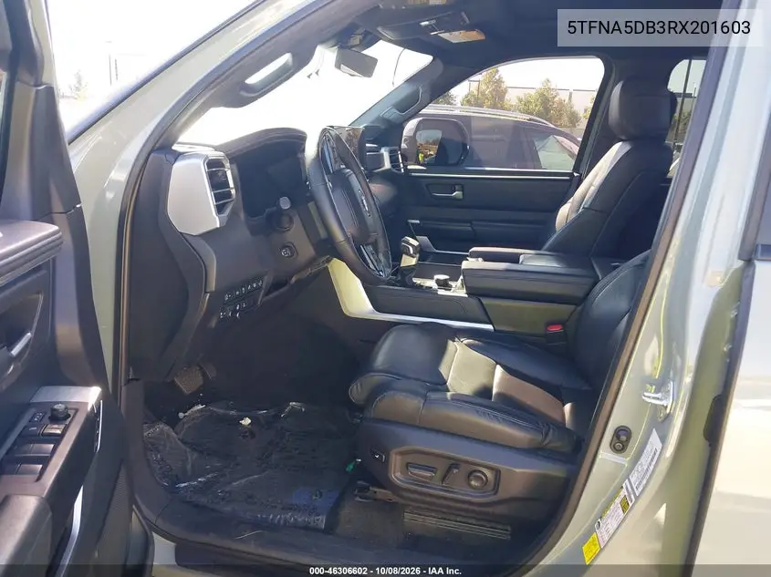 2024 TOYOTA TUNDRA VIN 5TFNA5DB3RX201603 — фото 5