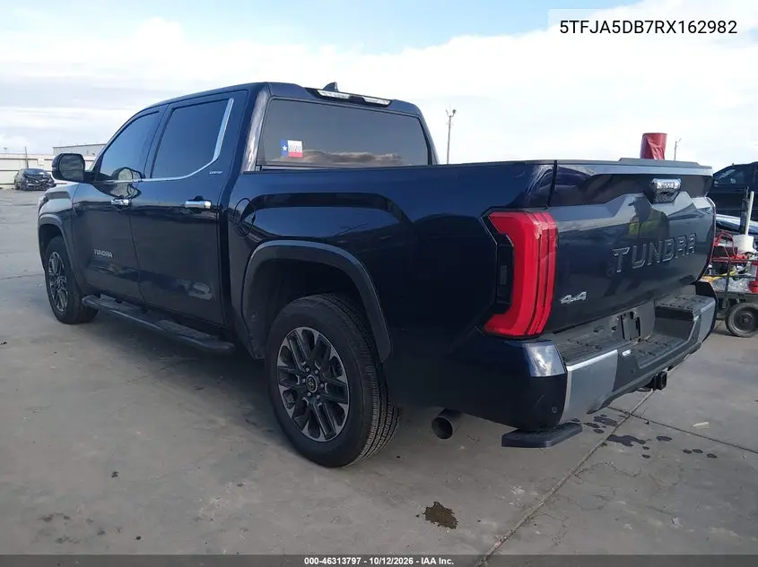2024 TOYOTA TUNDRA VIN 5TFJA5DB7RX162982 — фото 3