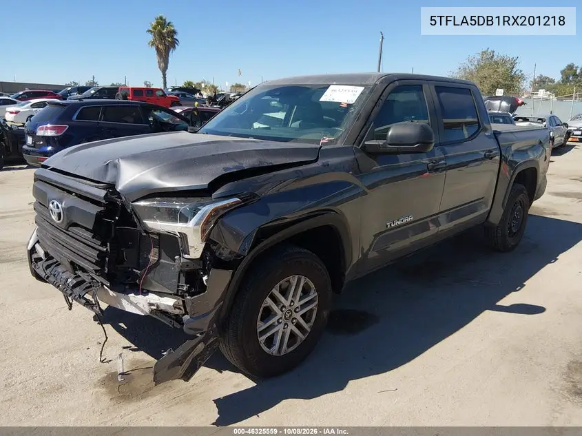 2024 TOYOTA TUNDRA VIN 5TFLA5DB1RX201218 — фото 2