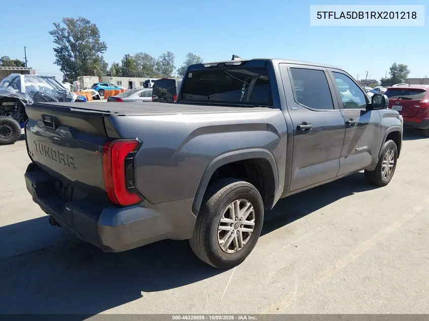 2024 TOYOTA TUNDRA VIN 5TFLA5DB1RX201218 — фото 4