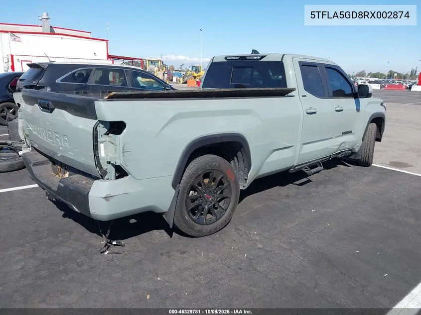 2024 TOYOTA TUNDRA VIN 5TFLA5GD8RX002874 — фото 4