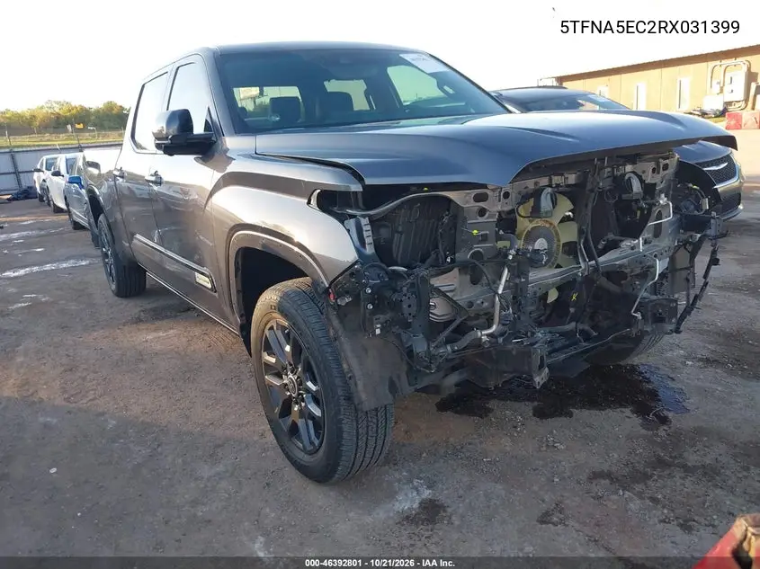 TOYOTA TUNDRA 2024, VIN 5TFNA5EC2RX031399
