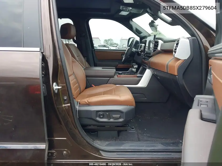 2025 TOYOTA TUNDRA VIN 5TFMA5DB8SX279604 — фото 5