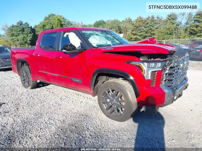 TOYOTA TUNDRA 2025, VIN 5TFNC5DBXSX099488