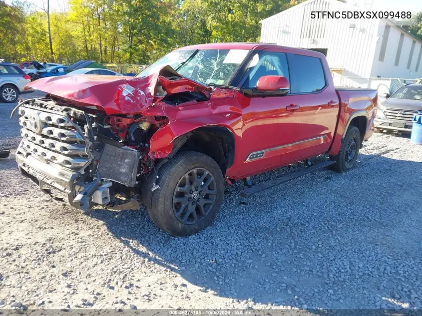 2025 TOYOTA TUNDRA VIN 5TFNC5DBXSX099488 — фото 2