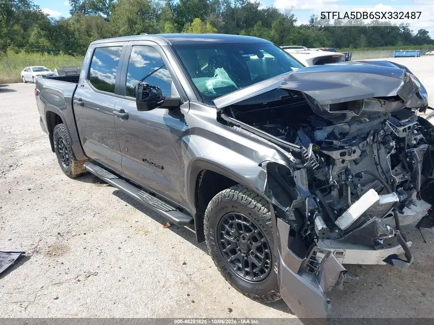 TOYOTA TUNDRA 2025, VIN 5TFLA5DB6SX332487