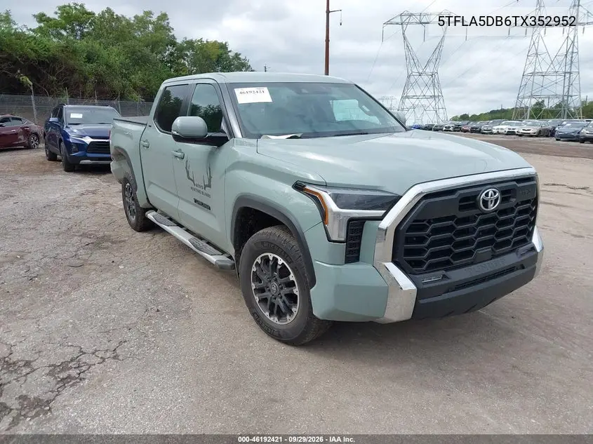 TOYOTA TUNDRA 2026, VIN 5TFLA5DB6TX352952