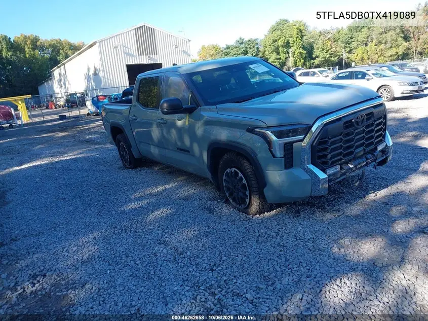 TOYOTA TUNDRA 2026, VIN 5TFLA5DB0TX419089