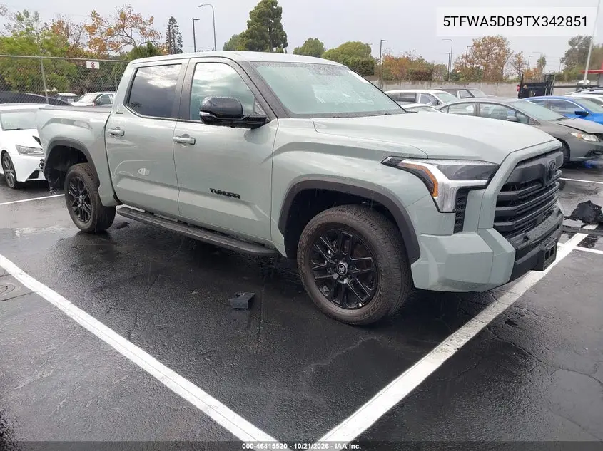 TOYOTA TUNDRA 2026, VIN 5TFWA5DB9TX342851