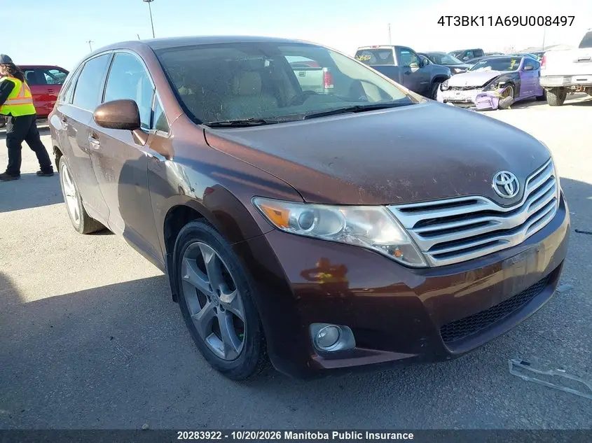 TOYOTA VENZA 2009, VIN 4T3BK11A69U008497