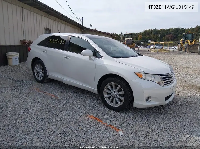 TOYOTA VENZA 2009, VIN 4T3ZE11AX9U015149