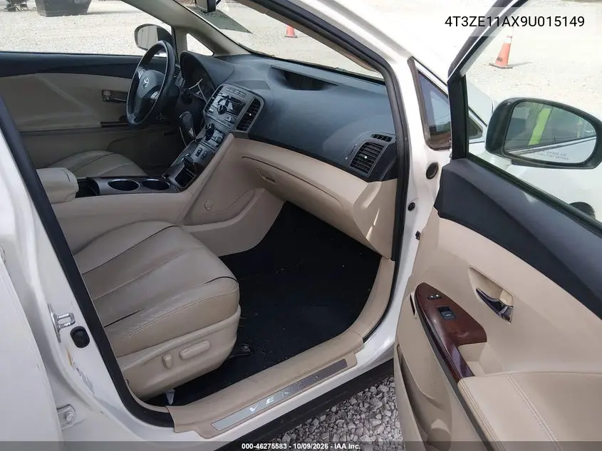 2009 TOYOTA VENZA VIN 4T3ZE11AX9U015149 — фото 5