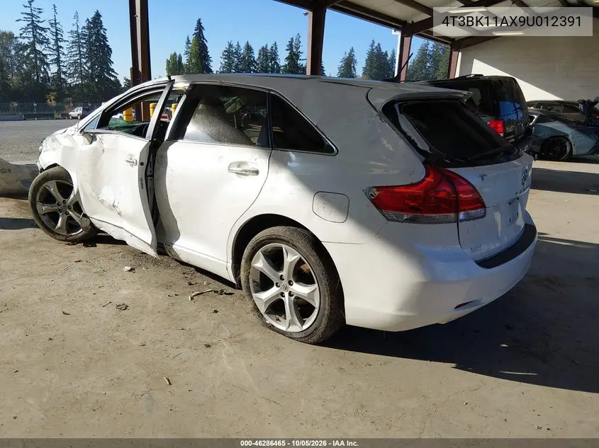 2009 TOYOTA VENZA VIN 4T3BK11AX9U012391 — фото 3