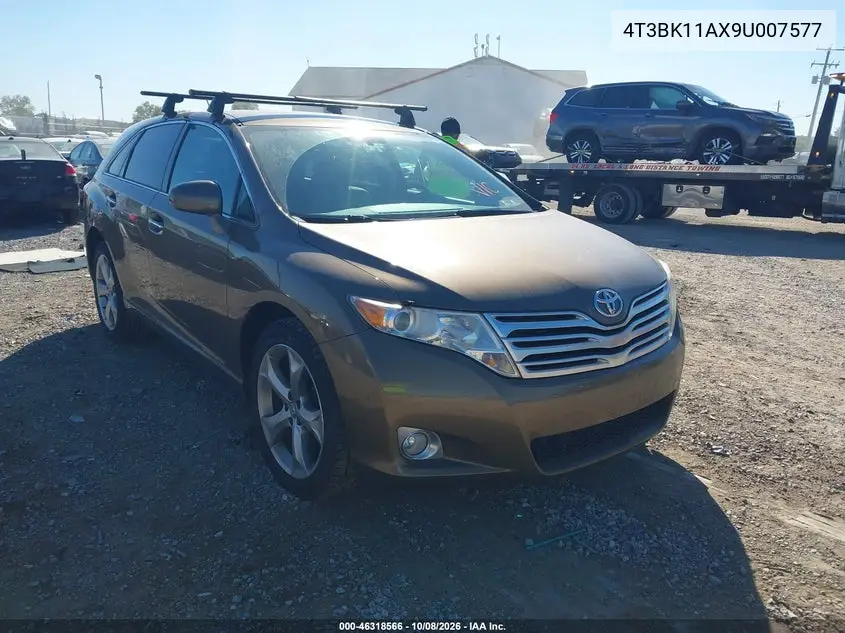 TOYOTA VENZA 2009, VIN 4T3BK11AX9U007577