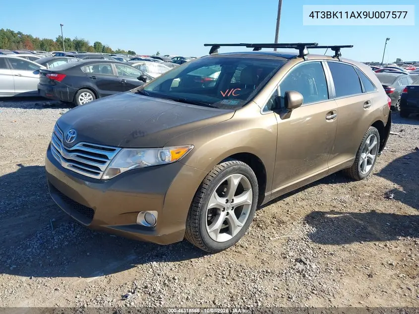 2009 TOYOTA VENZA VIN 4T3BK11AX9U007577 — фото 2