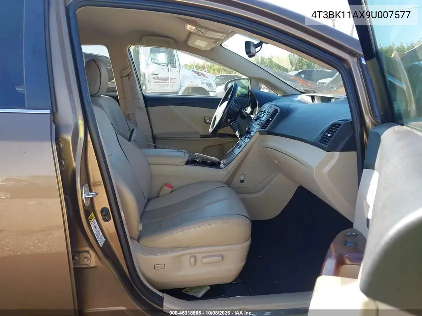 2009 TOYOTA VENZA VIN 4T3BK11AX9U007577 — фото 5