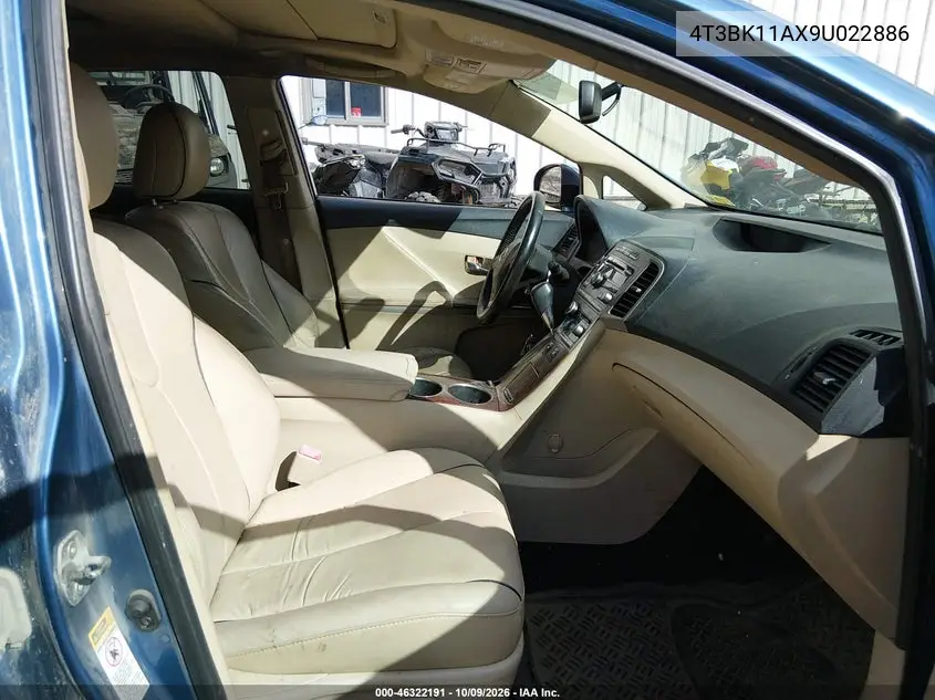 2009 TOYOTA VENZA VIN 4T3BK11AX9U022886 — фото 5