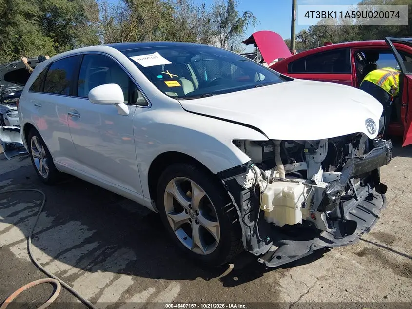 TOYOTA VENZA 2009, VIN 4T3BK11A59U020074