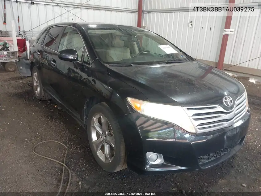 TOYOTA VENZA 2010, VIN 4T3BK3BB1AU039275