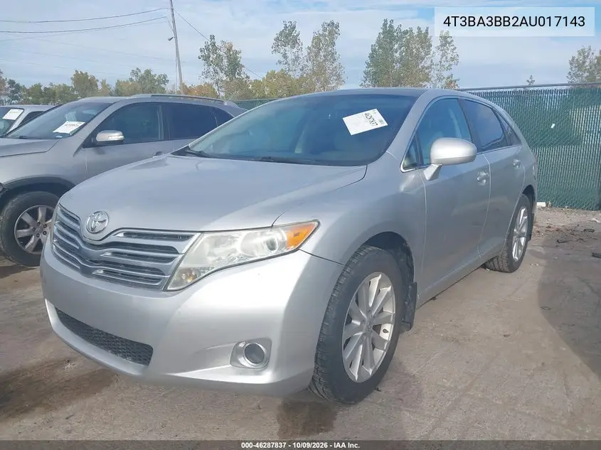 TOYOTA VENZA 2010, VIN 4T3BA3BB2AU017143