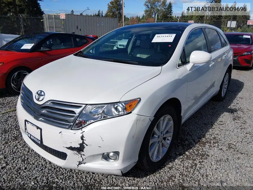 2010 TOYOTA VENZA VIN 4T3BA3BB3AU009696 — фото 2