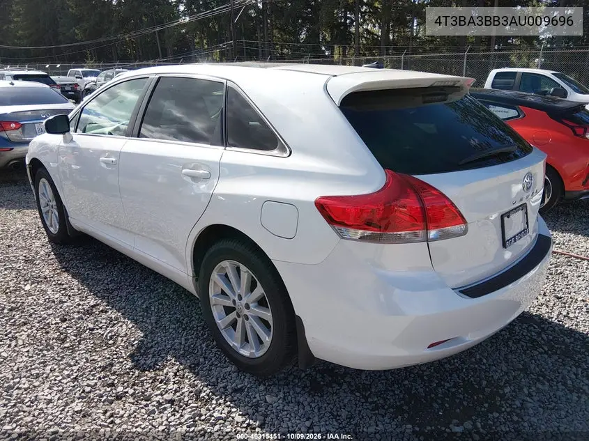 2010 TOYOTA VENZA VIN 4T3BA3BB3AU009696 — фото 3