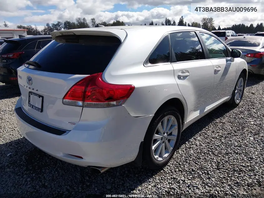 2010 TOYOTA VENZA VIN 4T3BA3BB3AU009696 — фото 4