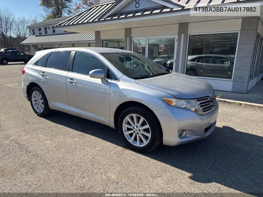 TOYOTA VENZA 2010, VIN 4T3BA3BB7AU017882