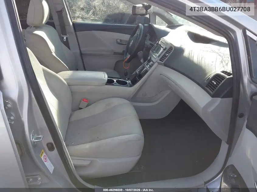 2011 TOYOTA VENZA VIN 4T3BA3BB6BU027708 — фото 5
