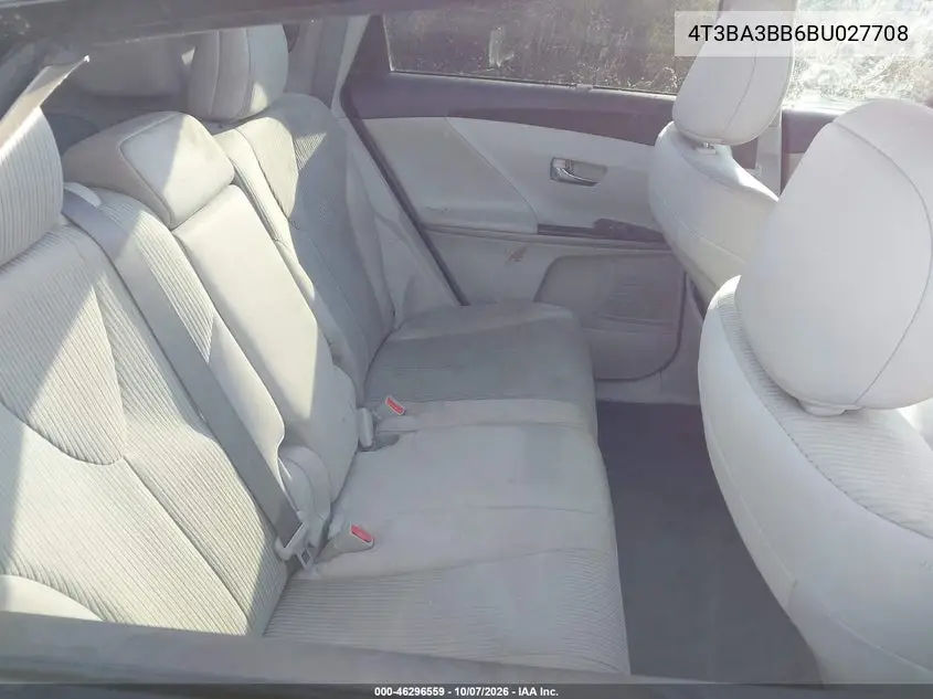 2011 TOYOTA VENZA VIN 4T3BA3BB6BU027708 — фото 8